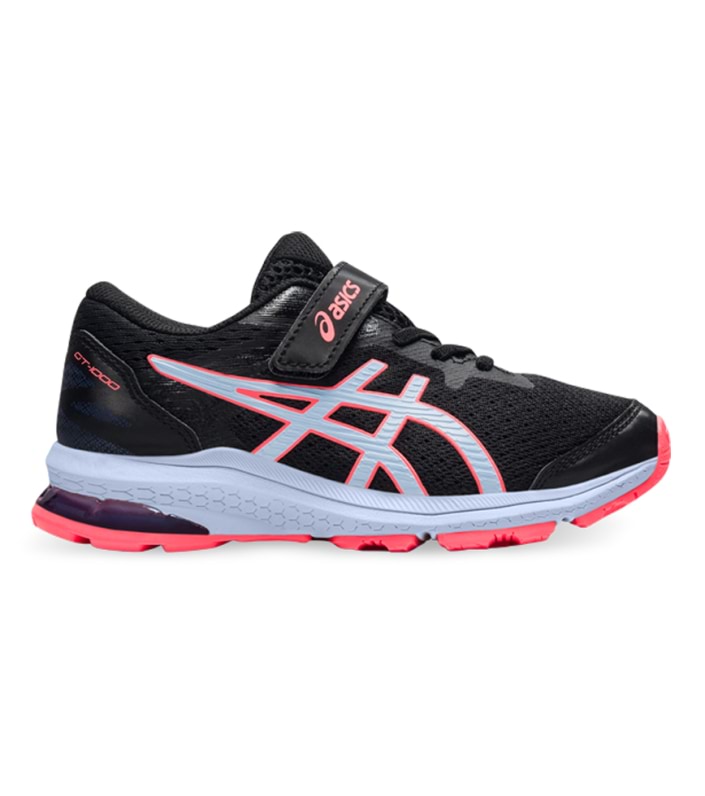 ASICS GT-1000 10 (PS) KIDS BLACK SOFT SKY