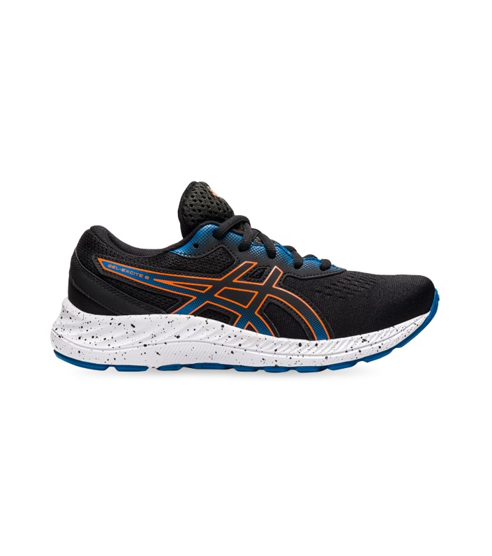 ASICS GEL-EXCITE 8 (GS) KIDS BLACK MARIGOLD ORANGE