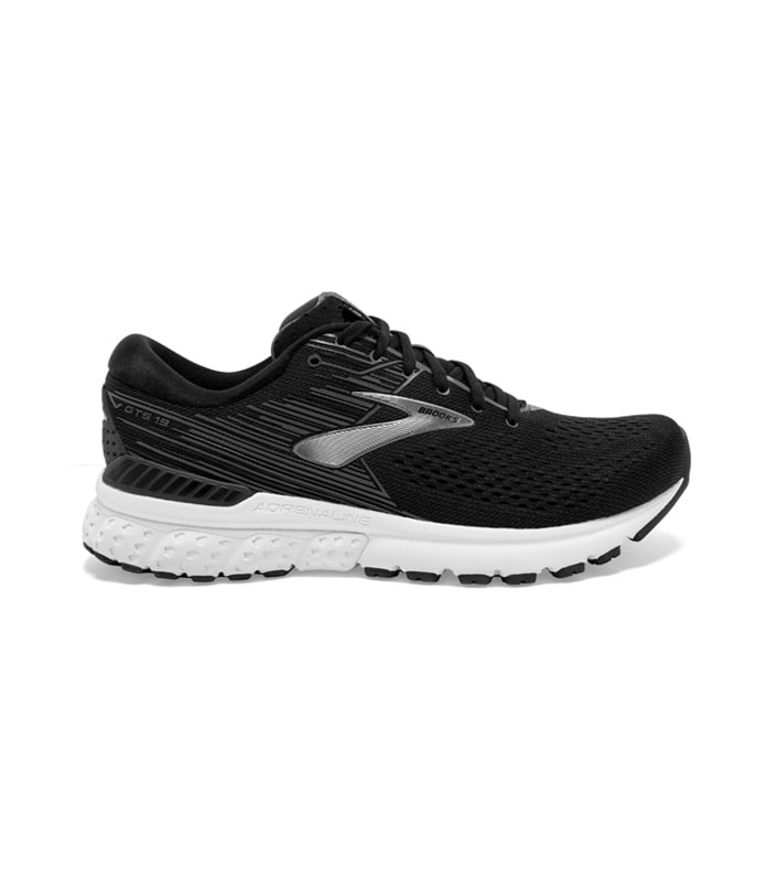 BROOKS ADRENALINE GTS 19 MENS BLACK EBONY SILVER