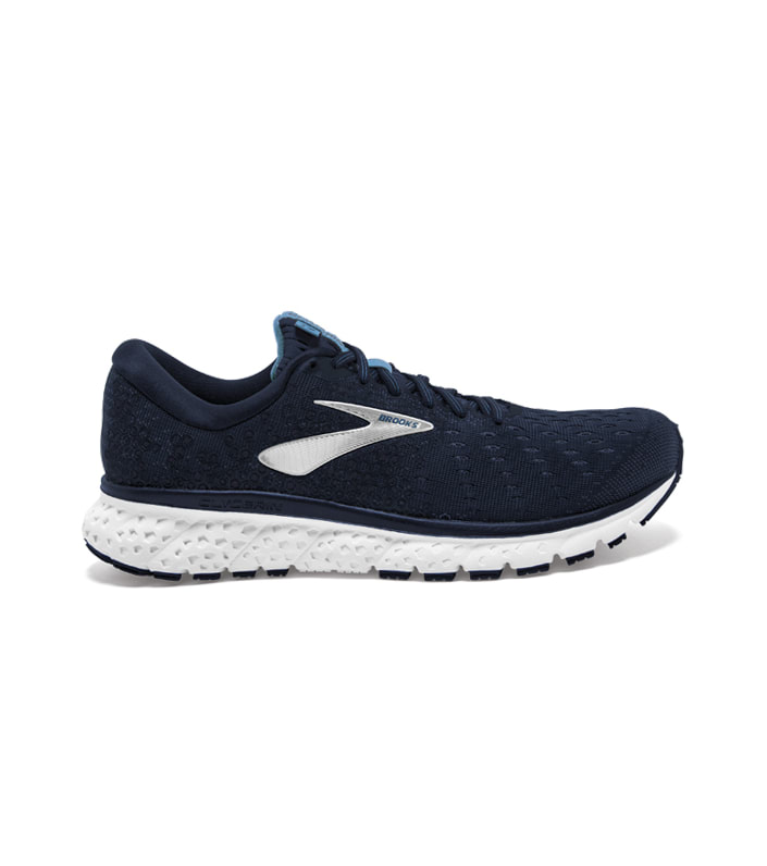 BROOKS GLYCERIN 17 MENS NAVY DEEP WATER WHITE