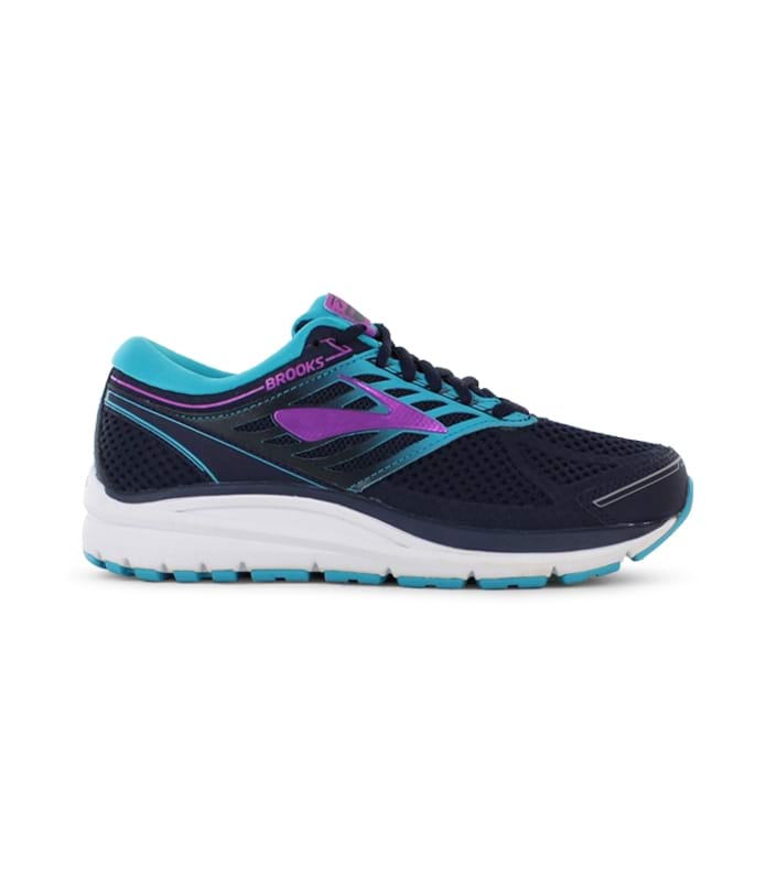 BROOKS ADDICTION 13 (D) WOMENS BLUE TEAL PURPLE CACTUS