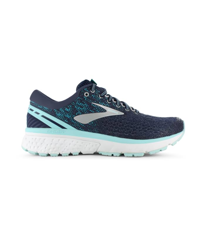 BROOKS GHOST 11 (D) WOMENS NAVY GREY BLUE