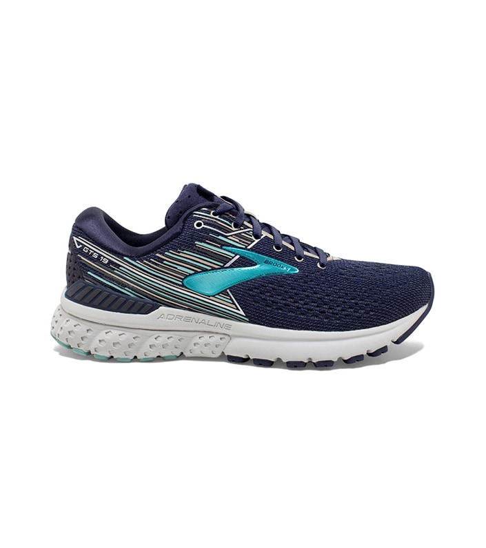 BROOKS ADRENALINE GTS 19 WOMENS NAVY AQUA TAN