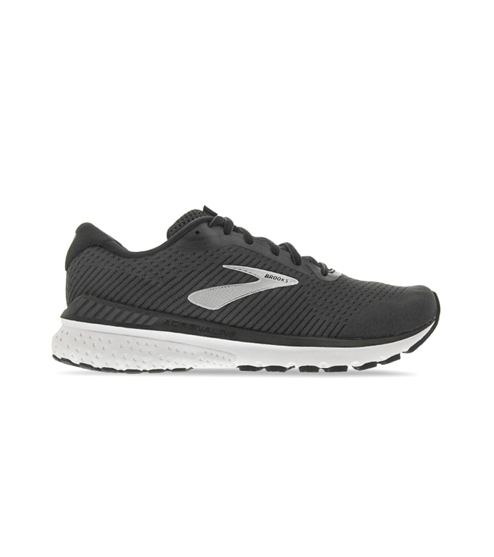 BROOKS ADRENALINE GTS 20 (D) WOMENS BLACK GREY EBONY