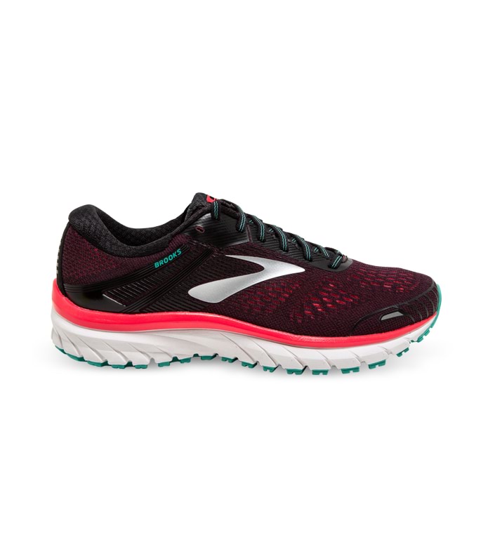 BROOKS DEFYANCE 11 WOMENS BLACK PINK GREEN