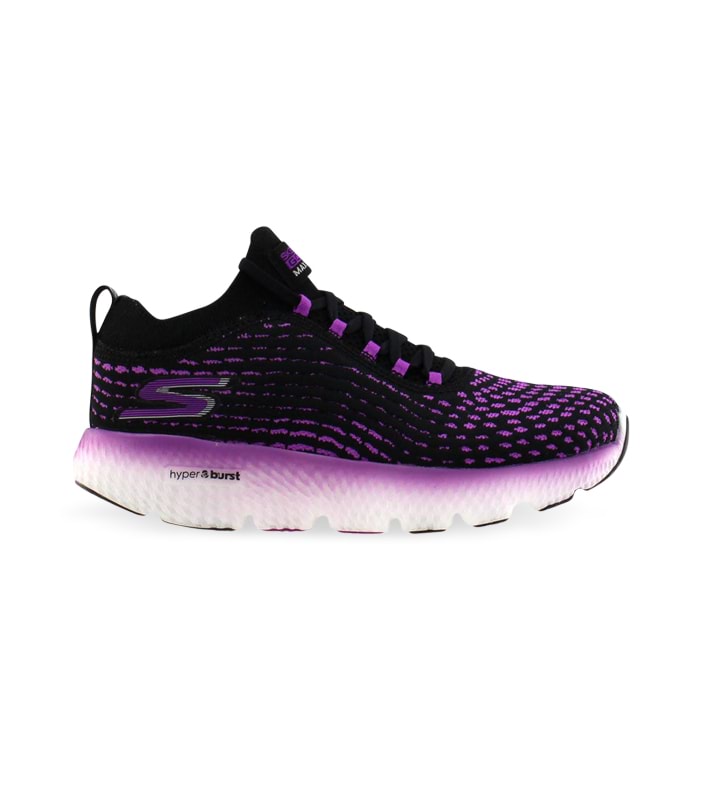 SKECHERS MAX ROAD 4 WOMENS BLACK PURPLE