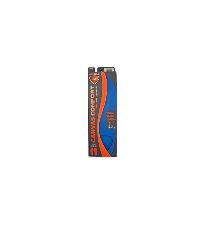 SOF SOLE CANVAS COMFORT INSOLE MENS 7-1