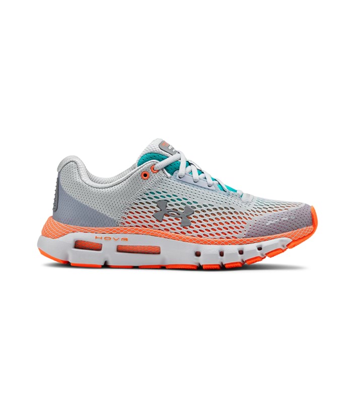UNDER ARMOUR HOVR INFINITE WOMENS HALO GRAY BREATHTAKING BLUE HALO GRAY