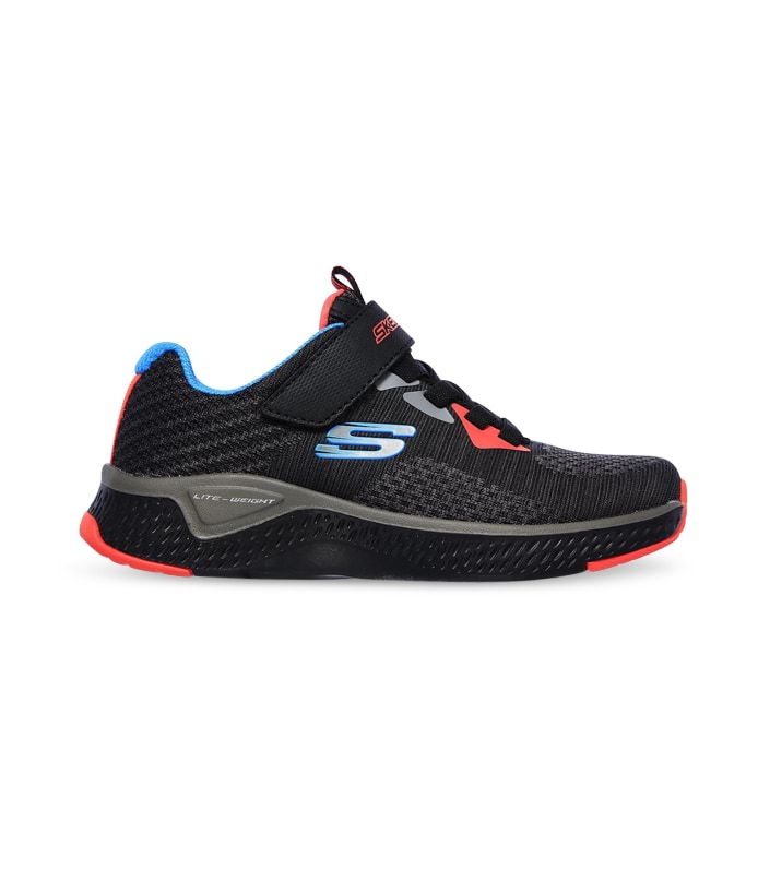 SKECHERS SOLAR FUSE KIDS CHARCOAL BLACK
