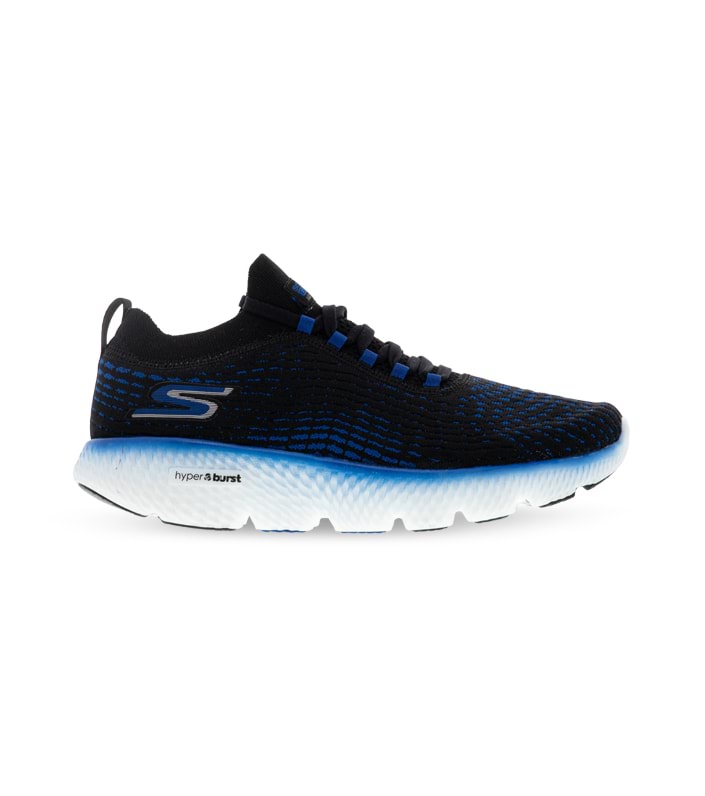 SKECHERS MAX ROAD 4 MENS BLACK BLUE