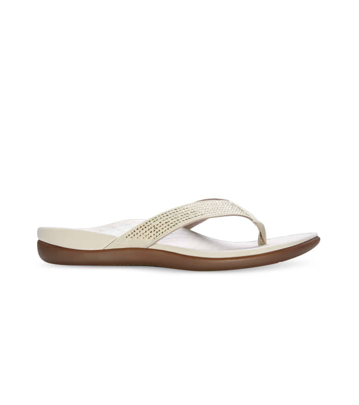 VIONIC ISLANDER RHINESTONES WOMENS CHAMPAGNE
