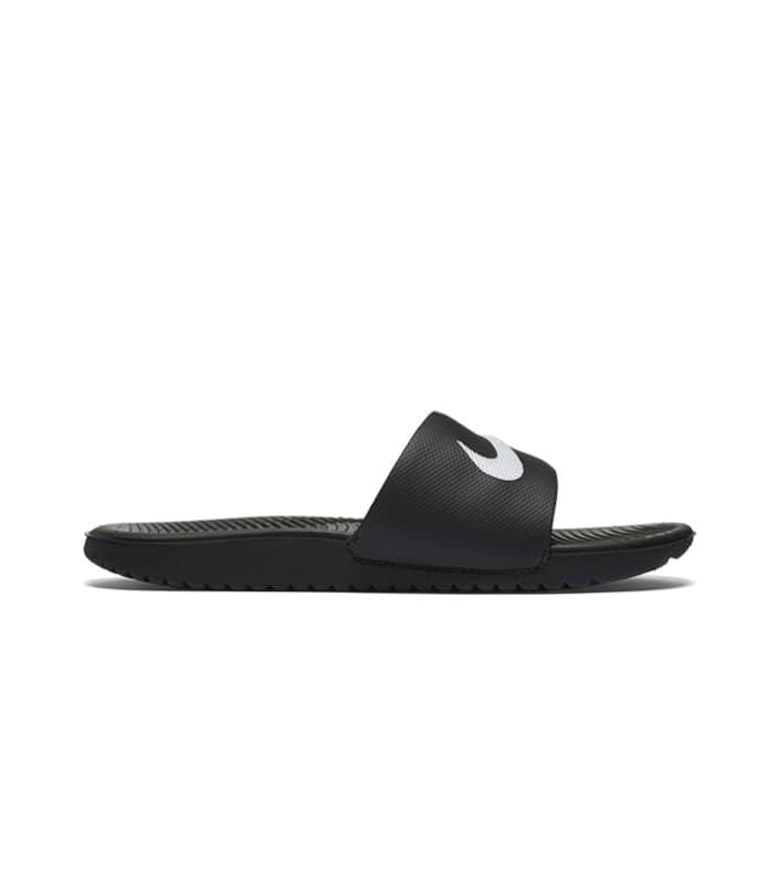 NIKE KAWA SLIDE (GS) KIDS  BLACK WHITE