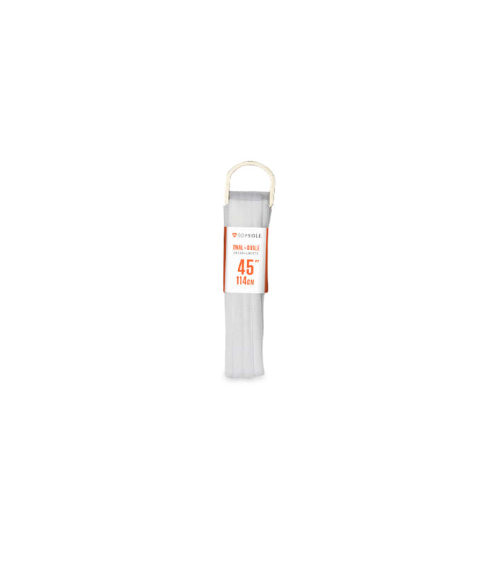 SOF SOLE ATHLETIC OVAL LACE (45) WHITE