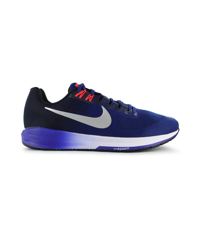 AIR ZOOM STRUCTURE 21 / MENS / DEEP ROYAL BLUE METALLIC SILVER-BLACK