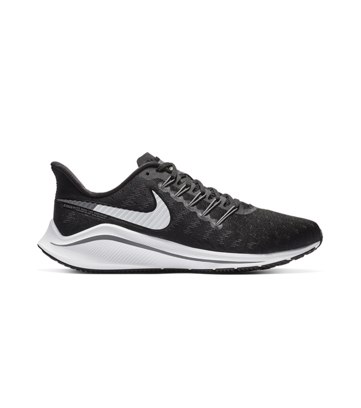 NIKE AIR ZOOM VOMERO 14 MENS  BLACK WHITE-THUNDER GREY