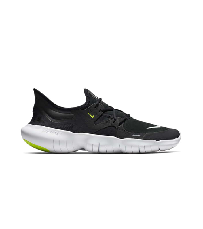 NIKE FREE RN 5.0 MENS BLACK WHITE-ANTHRACITE-VOLT