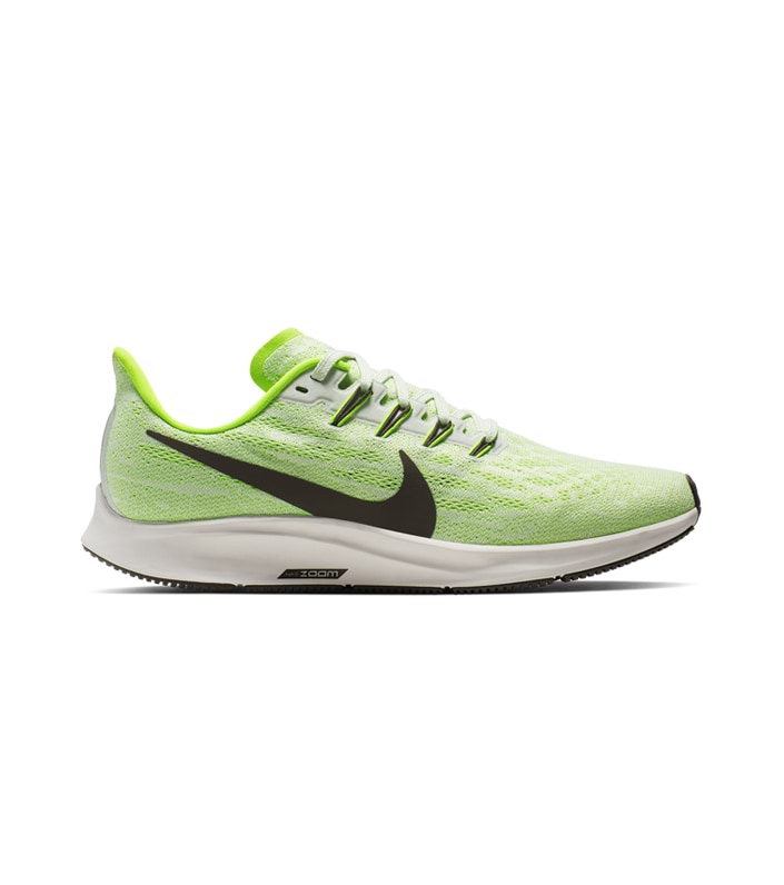 NIKE AIR ZOOM PEGASUS 36 MENS  PHANTOM RIDGEROCK-ELECTRIC GREEN