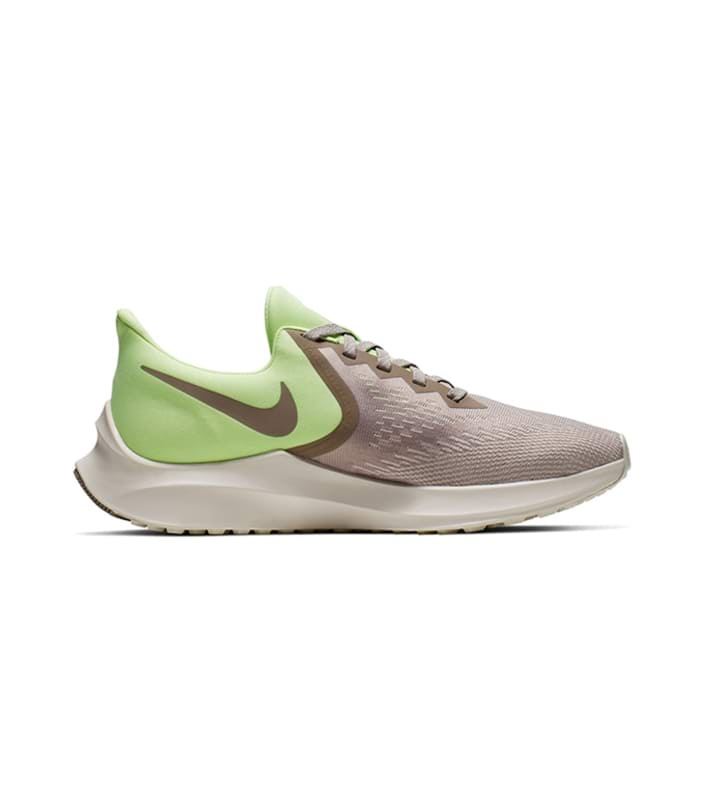 NIKE ZOOM WINFLO 6 WOMENS BARELY VOLT PUMICE-PHANTOM-VAPOR GREEN