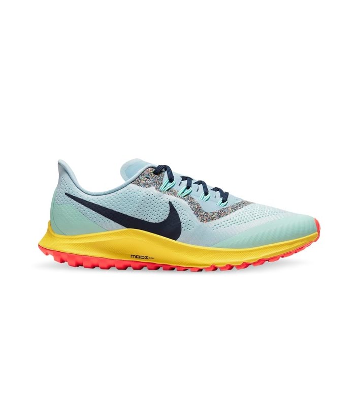 NIKE AIR ZOOM PEGASUS 36 TRAIL MENS AURA BLACKENED BLUE LT ARMORY BLUE