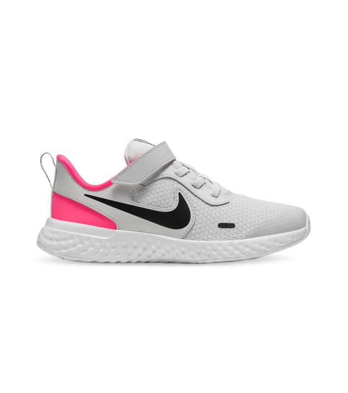 NIKE REVOLUTION 5 (PS) KIDS PHOTON DUST BLACK HYPER PINK WHITE