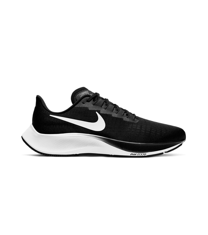 NIKE AIR ZOOM PEGASUS 37 MENS BLACK WHITE