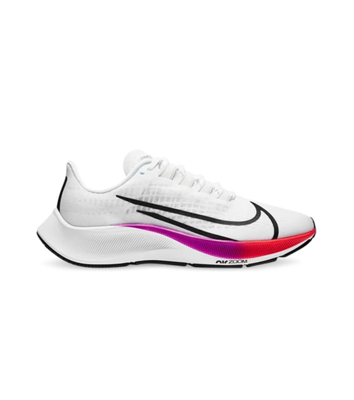 NIKE AIR ZOOM PEGASUS 37 WOMENS WHITE FLASH CRIMSON HYPER VIOLET