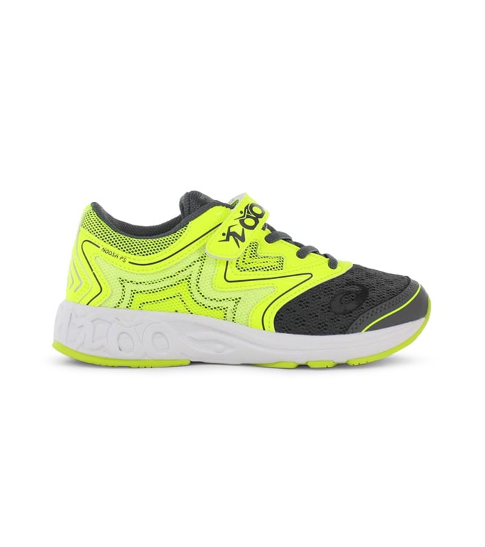 GEL-NOOSA (PS) KIDS CARBON SAFETY YELLOW MID GREY