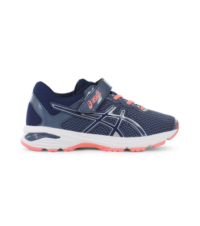 ASICS GT-1000 6 (PS) KIDS SMOKE BLUE BEGONIA PINK
