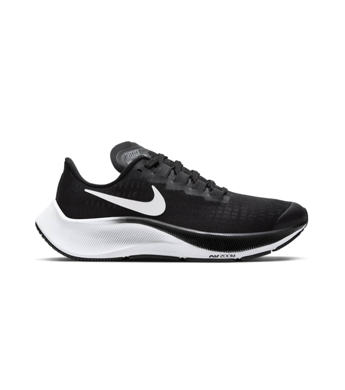 NIKE AIR ZOOM PEGASUS 37 (GS) KIDS BLACK METALLIC SILVER WOLF GREY WHITE
