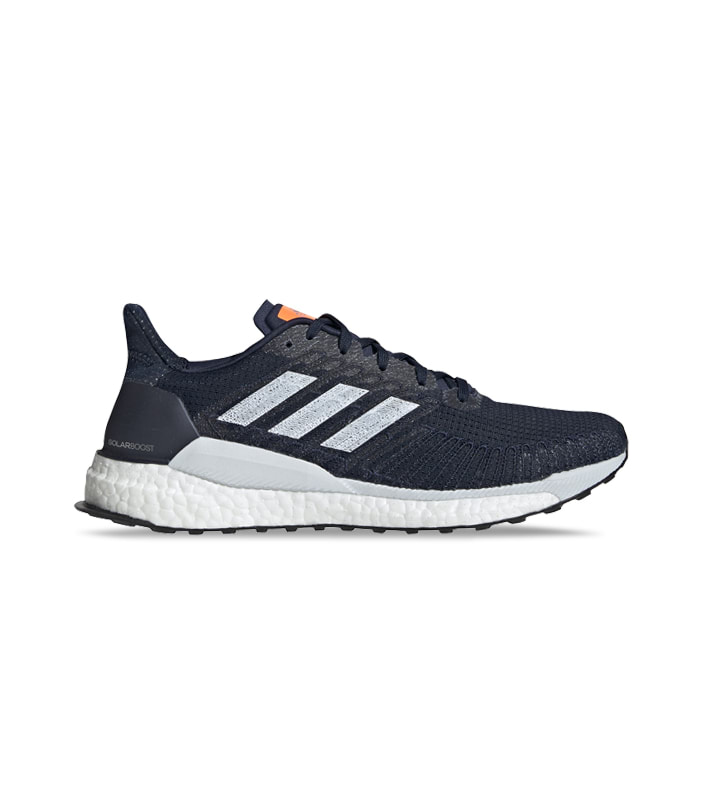 ADIDAS SOLAR BOOST 19 MENS COLLEGIATE NAVY BLUE SOLAR ORANGE
