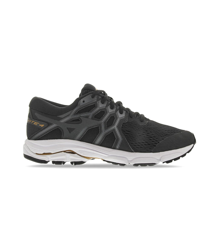 MIZUNO WAVE EQUATE 4  MENS BLACK DARK SHADOW