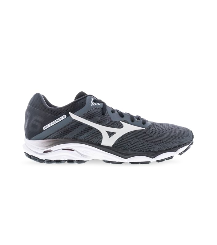 MIZUNO WAVE INSPIRE 16 WOMENS DARK SHADOW NIMBUS CLOUD BLACK