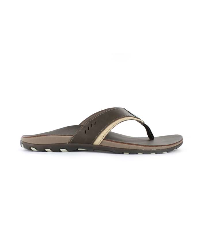 LIGHTFEET ORLANDO LEATHER MENS BROWN JANDAL