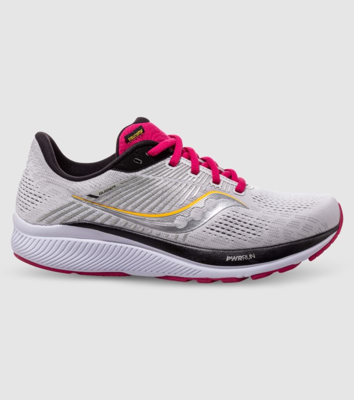 SAUCONY GUIDE 14 (D) WOMENS ALLOY CHERRY
