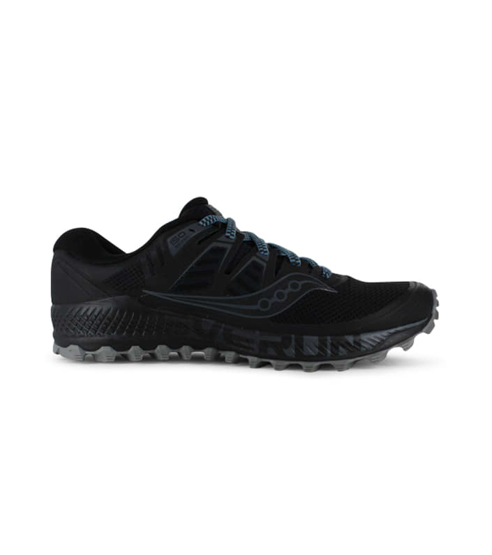 SAUCONY PEREGRINE ISO MENS BLACK GREY