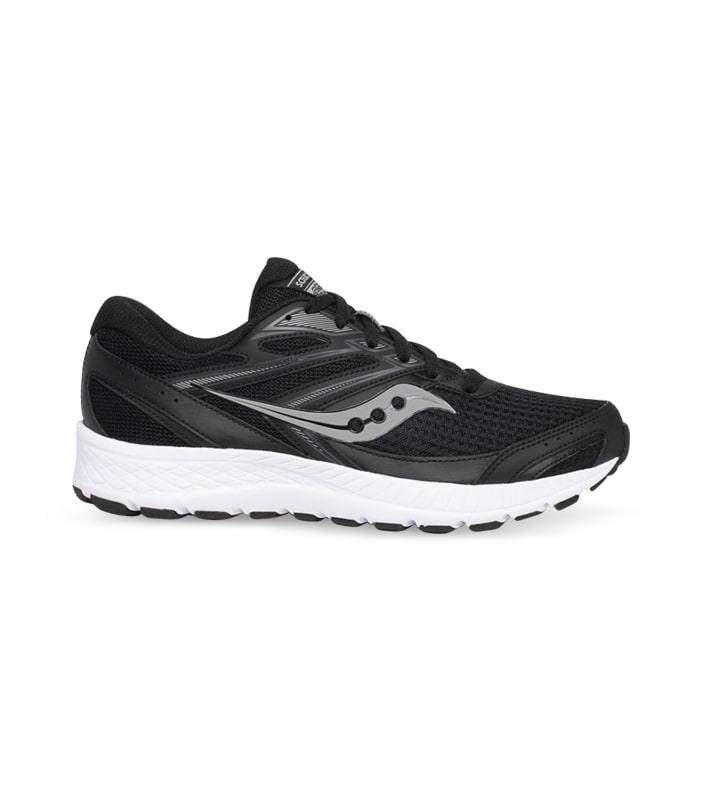 SAUCONY COHESION 13 MENS BLACK WHITE