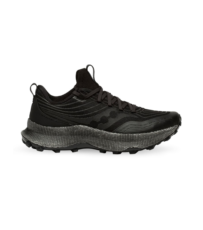 SAUCONY ENDORPHIN TRAIL MENS BLACK GRAVEL