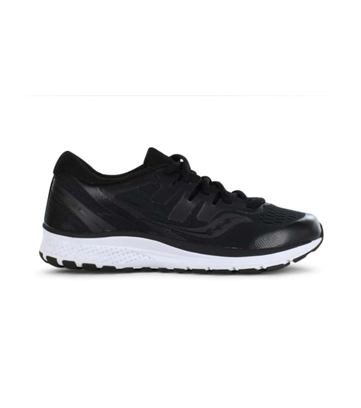 SAUCONY GUIDE ISO 2 KIDS BLACK WHITE
