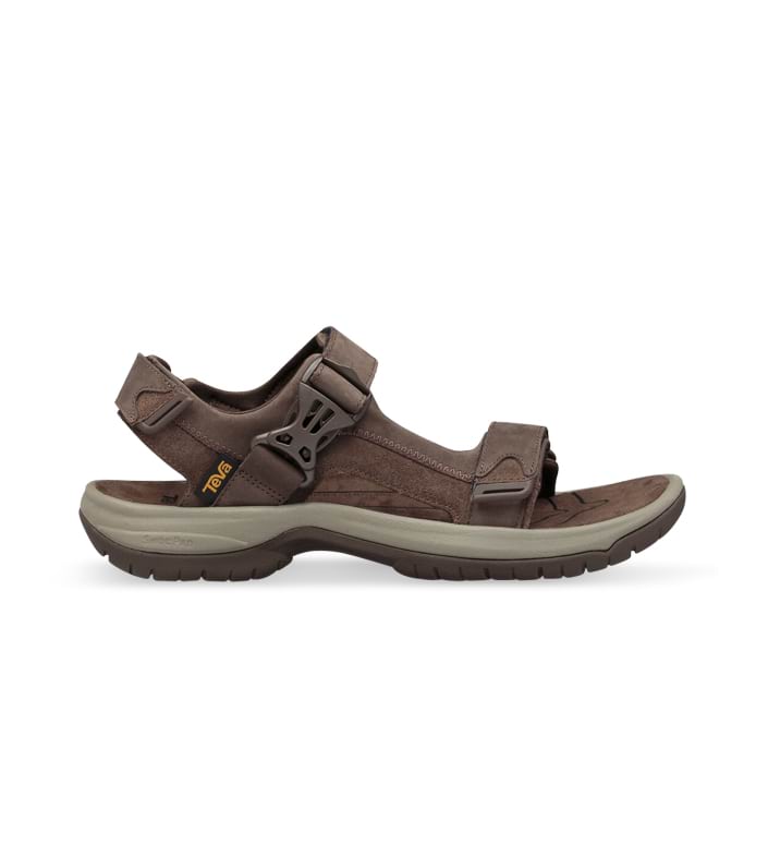 TEVA TANWAY LEATHER MENS CHOCOLATE BROWN
