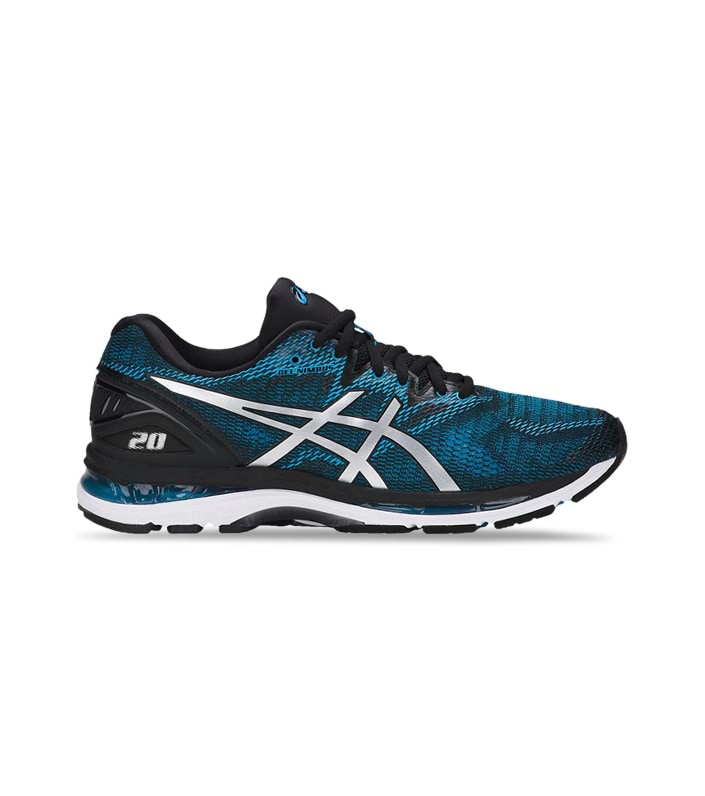ASICS GEL-NIMBUS 20 MENS ISLAND BLUE WHITE BLACK