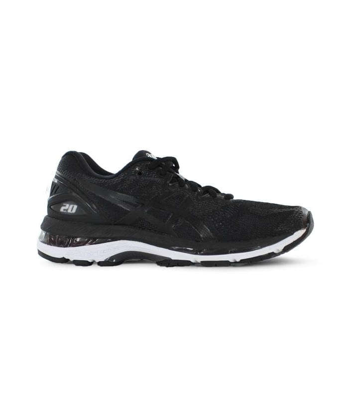 GEL-NIMBUS 20 / 2E / MENS / BLACK WHITE CARBON