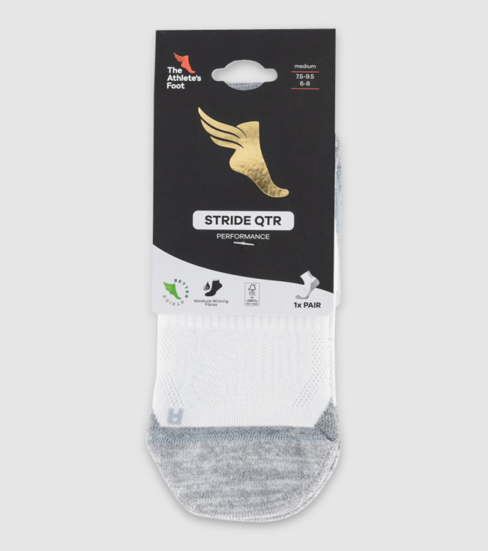 THE ATHLETE'S FOOT STRIDE QUARTER PERFORMANCE SOCKS - 1 PAIR