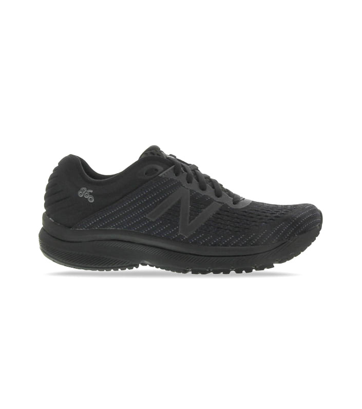 NEW BALANCE W860T V10 (2E) WOMENS TRIPLE BLACK