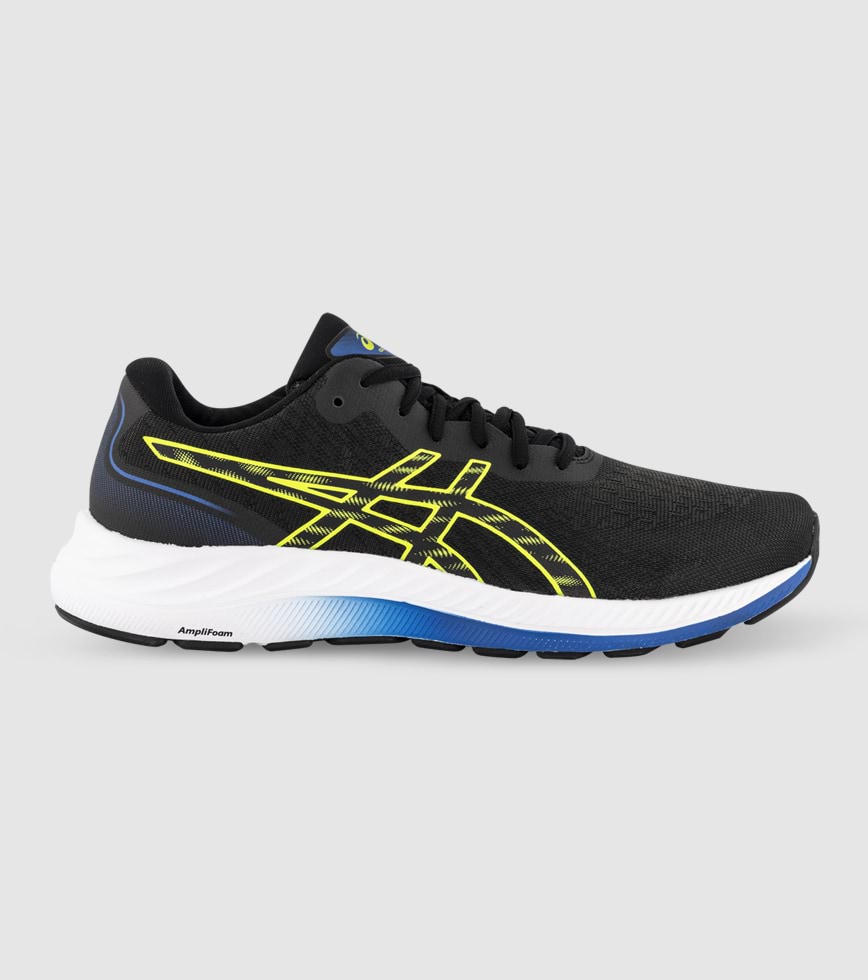 ASICS GEL EXCITE 9 MENS BLACK HAZRAD GREEN The Athlete s Foot