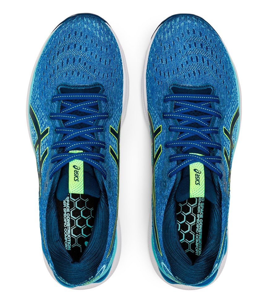 ASICS GEL NIMBUS 24 2E MENS LAKE DRIVE HAZARD GREEN The