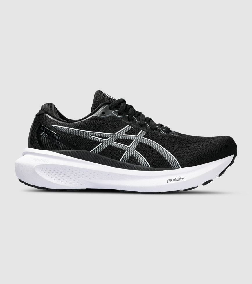ASICS GEL KAYANO 30 D WIDE WOMENS BLACK SHEET ROCK The