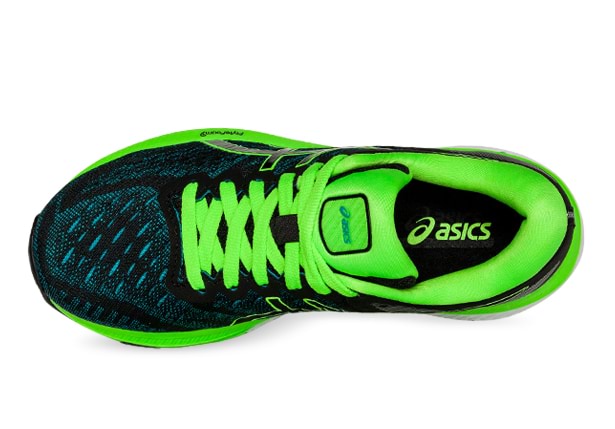 ASICS GEL KAYANO 27 GS KIDS BLACK GREEN GECKO
