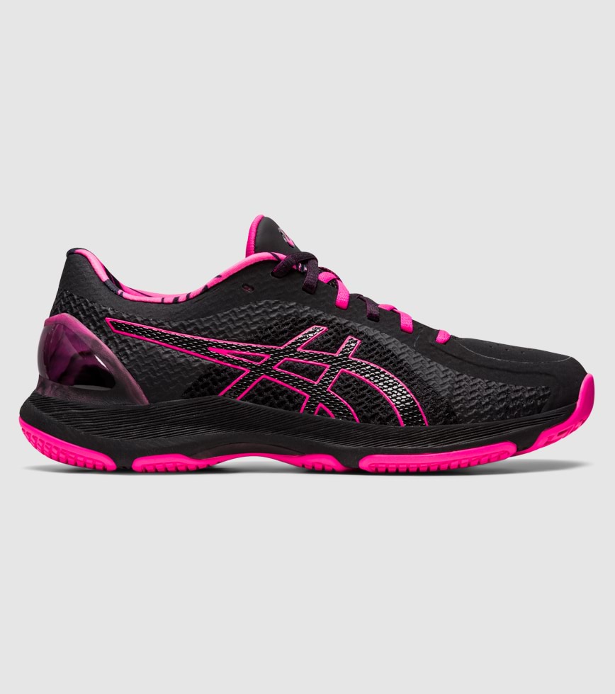 Black pink asics hot sale