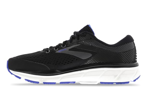 BROOKS DYAD 10 2E MENS BLACK BLUE EBONY Black Mens Cushion