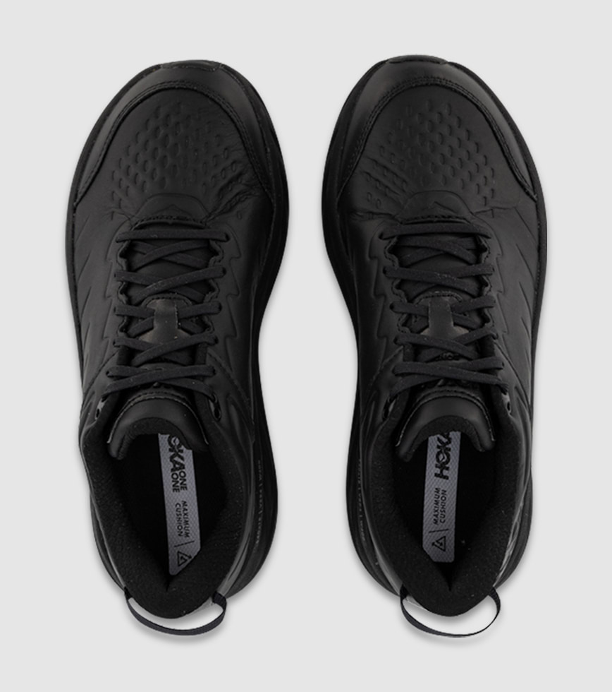 Hoka black womens shoes sales